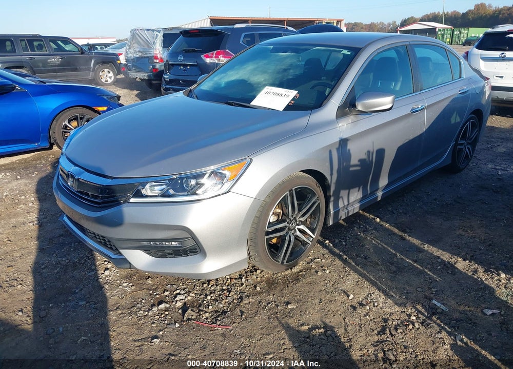 2016 HONDA ACCORD SPORT VIN: 1HGCR2F5XGA133291