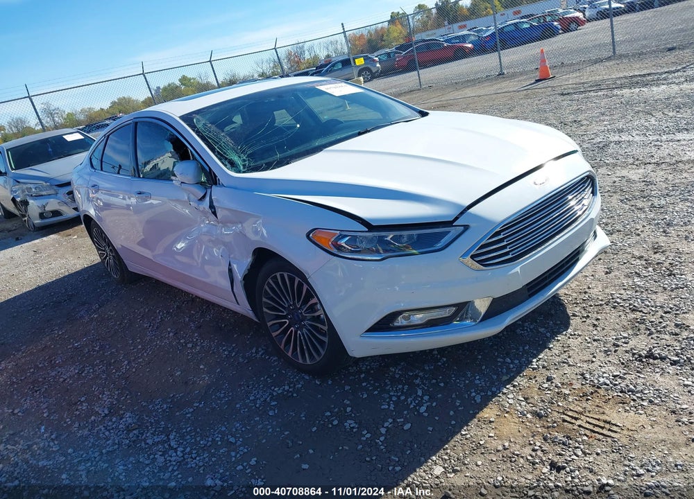 2017 FORD FUSION SE VIN: 3FA6P0H91HR394974