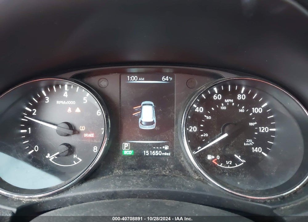 2017 NISSAN ROGUE SV VIN: 5N1AT2MT3HC758075