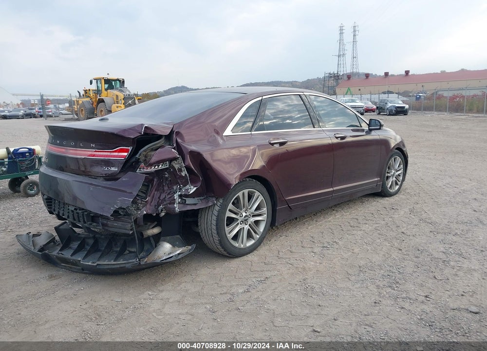 2013 LINCOLN MKZ VIN: 3LN6L2J95DR805360