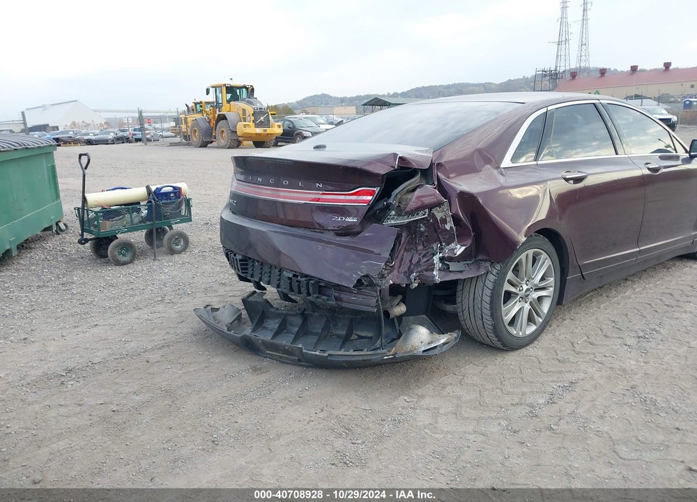 2013 LINCOLN MKZ VIN: 3LN6L2J95DR805360