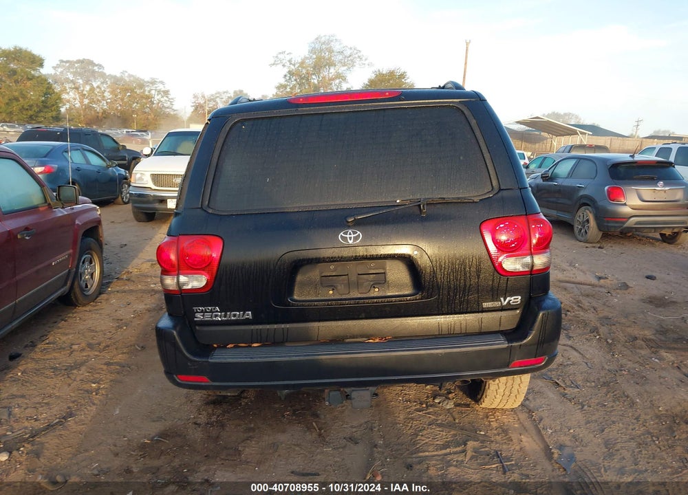2007 TOYOTA SEQUOIA SR5 V8 VIN: 5TDZT34A77S297178