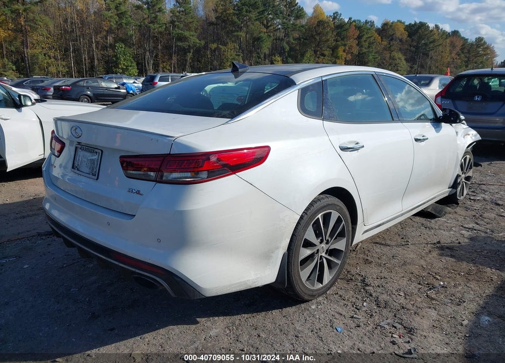 2016 KIA OPTIMA SXL TURBO VIN: 5XXGV4L25GG029913