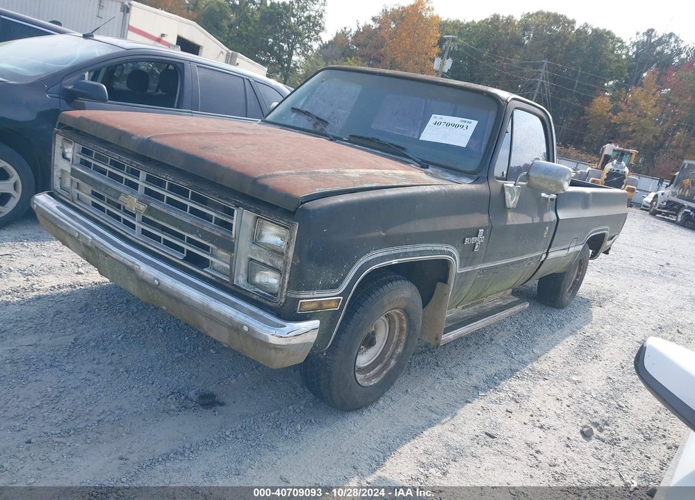 1987 CHEVROLET R10 VIN: 1GCDR14HF334303