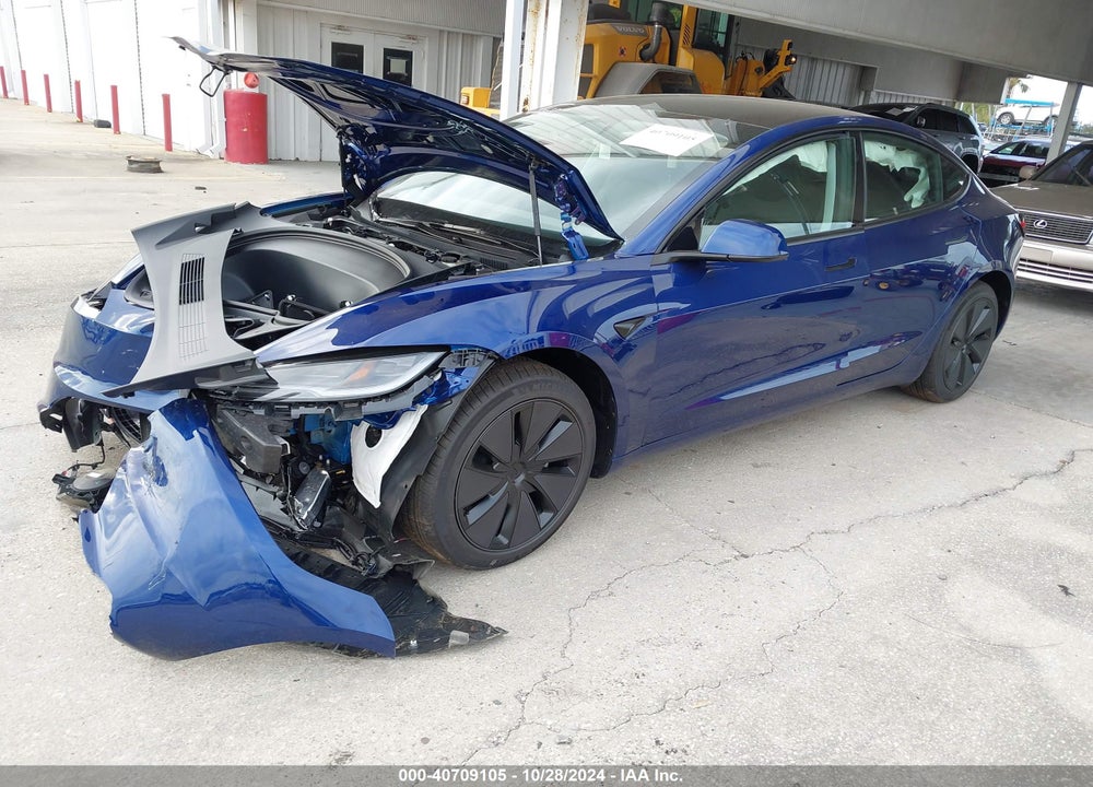 2024 TESLA MODEL 3 REAR-WHEEL DRIVE VIN: 5YJ3E1EA7RF870431