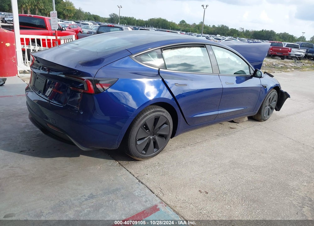 2024 TESLA MODEL 3 REAR-WHEEL DRIVE VIN: 5YJ3E1EA7RF870431