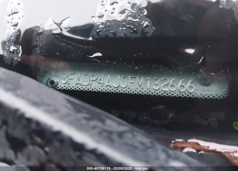 2015 FORD FIESTA VIN: 3FADP4AJ0FM132666