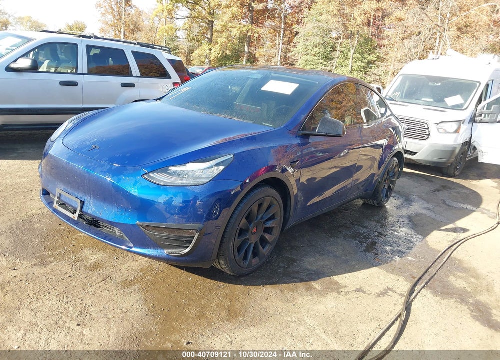2020 TESLA MODEL Y LONG RANGE DUAL MOTOR ALL-WHEEL DRIVE VIN: 5YJYGDEE7LF012694