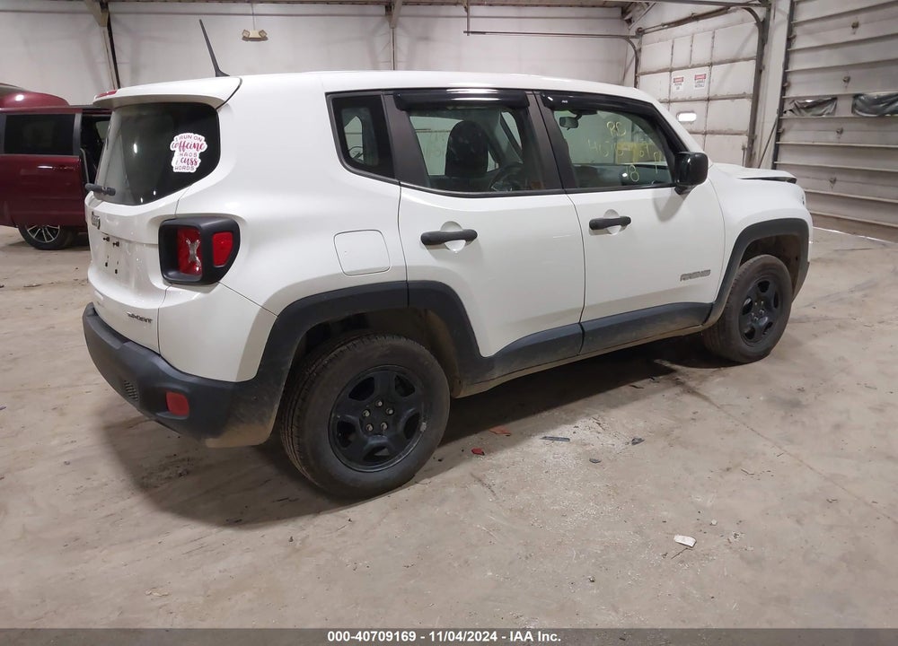 2018 JEEP RENEGADE SPORT 4X4 VIN: ZACCJBAB6JPG88040