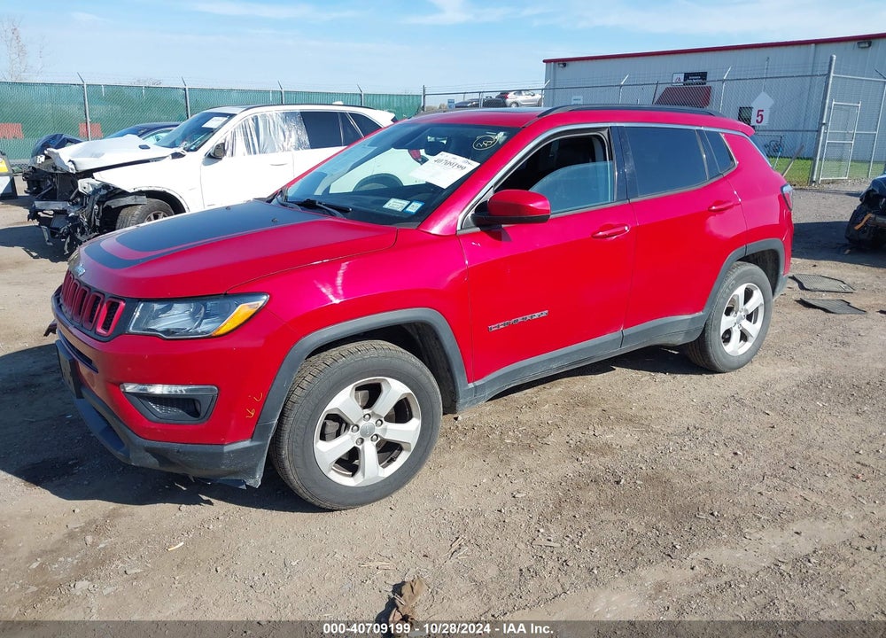 2018 JEEP COMPASS LATITUDE 4X4 VIN: 3C4NJDBB0JT138828