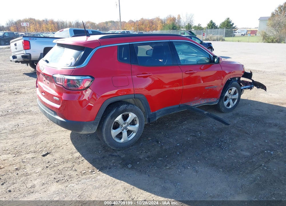 2018 JEEP COMPASS LATITUDE 4X4 VIN: 3C4NJDBB0JT138828