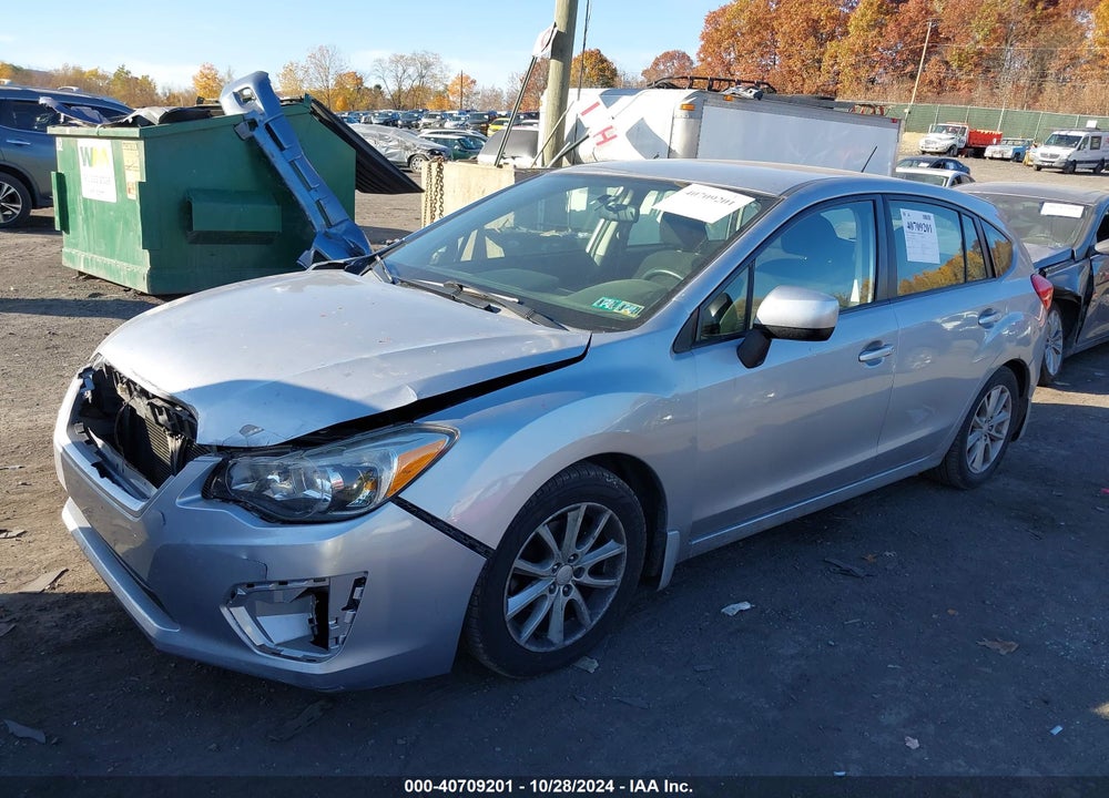 2013 SUBARU IMPREZA 2.0I PREMIUM VIN: JF1GPAC62D2897483