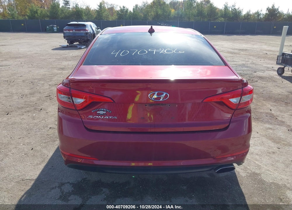 2015 HYUNDAI SONATA SE VIN: 5NPE24AF5FH254695