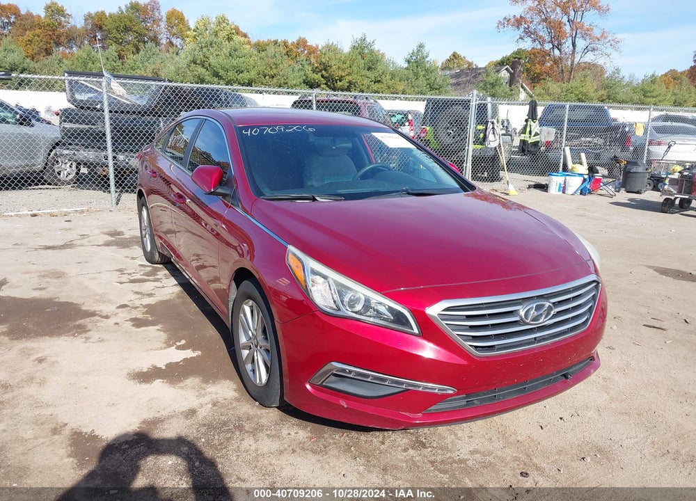 2015 HYUNDAI SONATA SE VIN: 5NPE24AF5FH254695