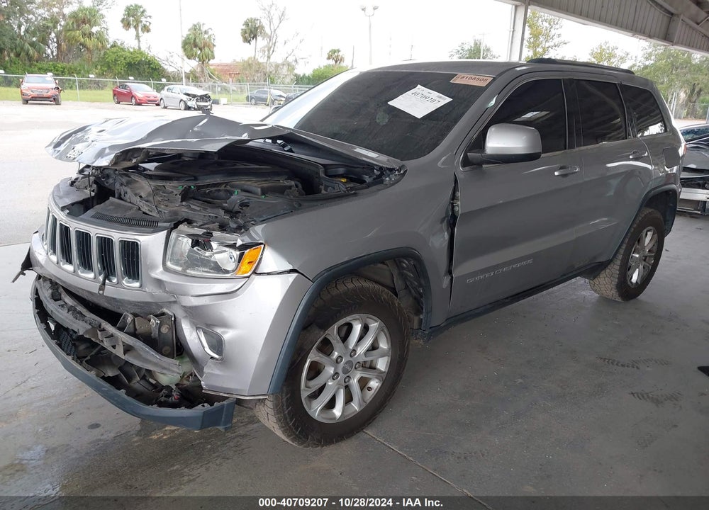 2016 JEEP GRAND CHEROKEE LAREDO VIN: 1C4RJFAG4GC395800