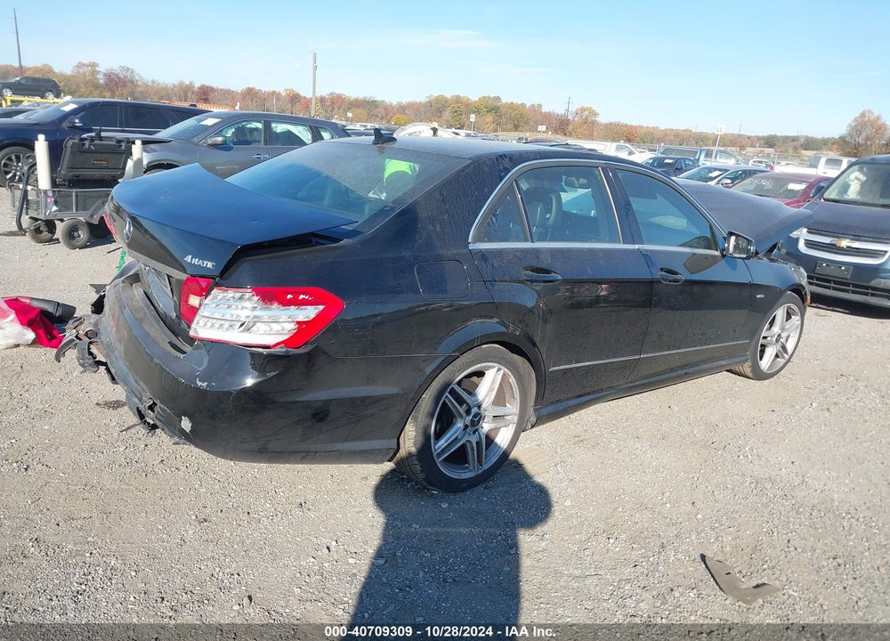 2012 MERCEDES-BENZ E VIN: WDDHF8JBXCA605244