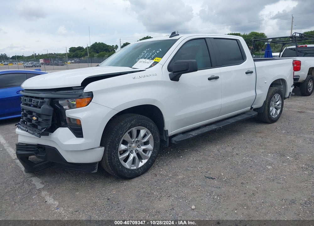 2024 CHEVROLET SILVERADO 1500 2WD SHORT BED CUSTOM VIN: 3GCPABEK8RG216236