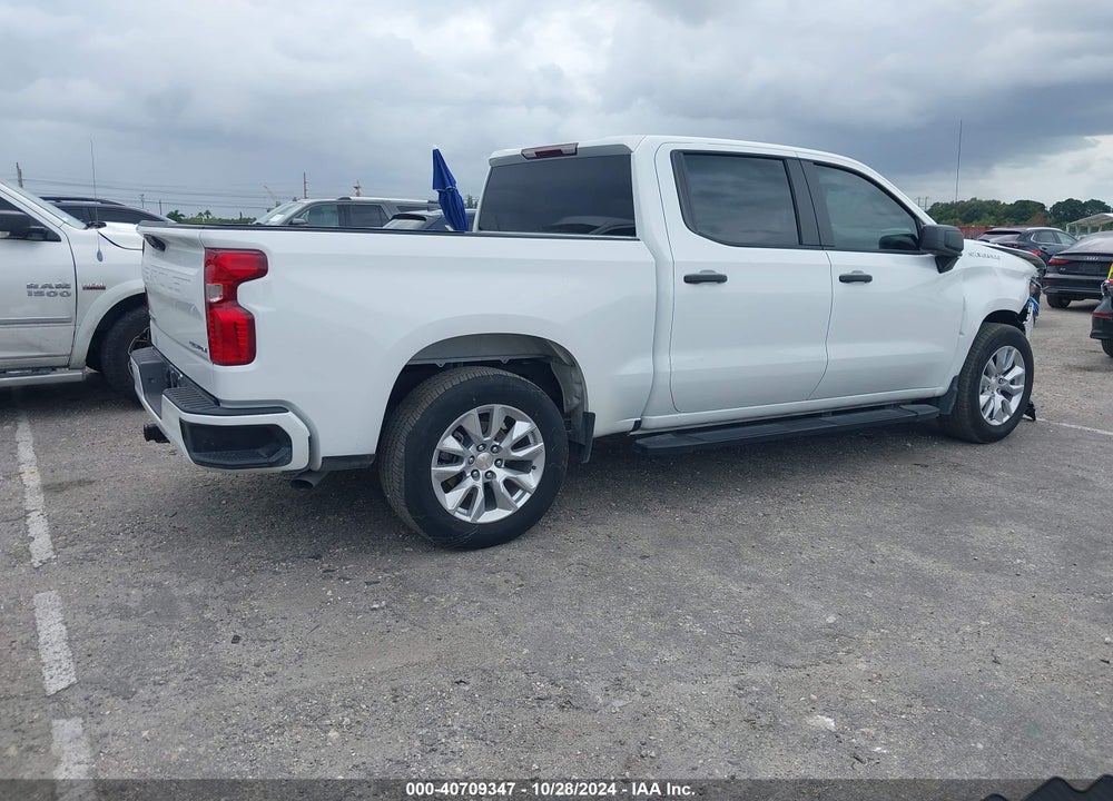 2024 CHEVROLET SILVERADO 1500 2WD SHORT BED CUSTOM VIN: 3GCPABEK8RG216236
