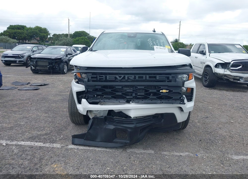 2024 CHEVROLET SILVERADO 1500 2WD SHORT BED CUSTOM VIN: 3GCPABEK8RG216236