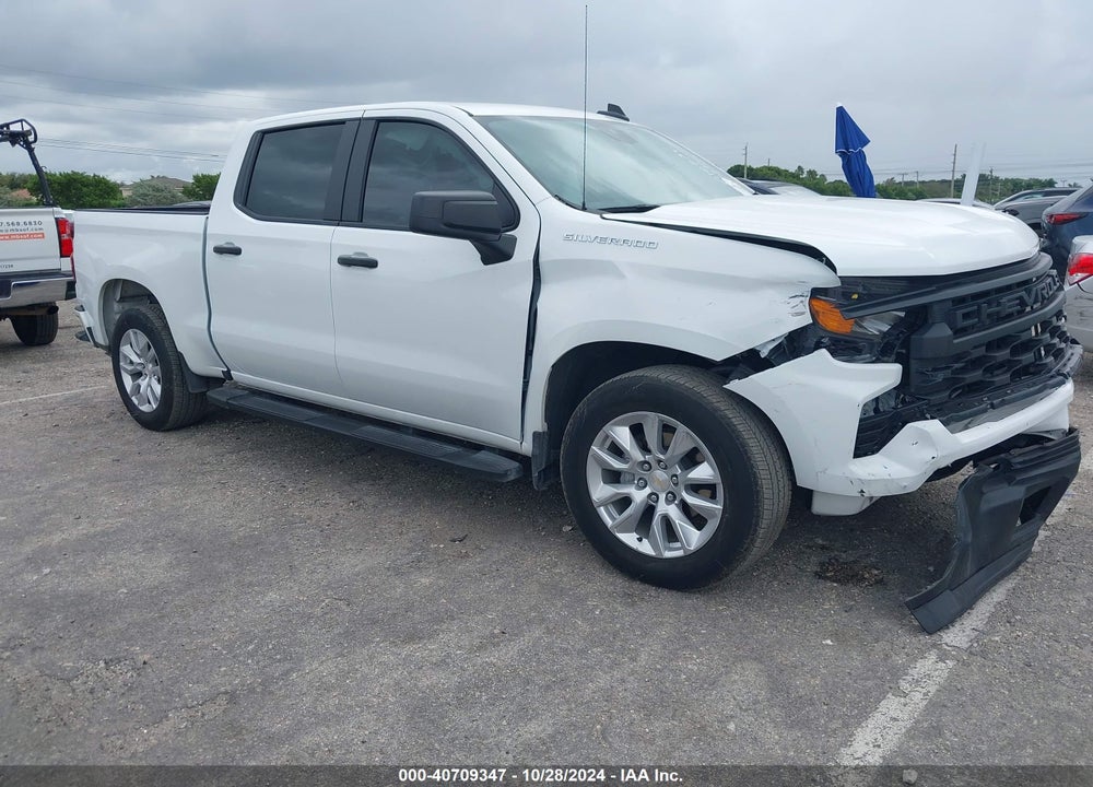 2024 CHEVROLET SILVERADO 1500 2WD SHORT BED CUSTOM VIN: 3GCPABEK8RG216236