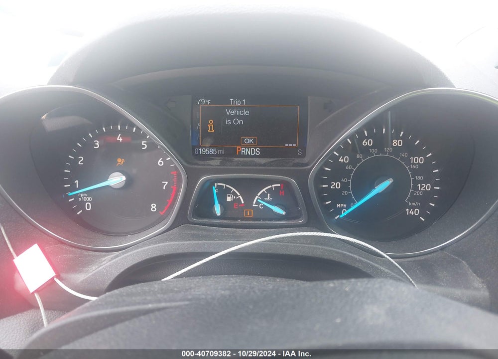 2019 FORD ESCAPE S VIN: 1FMCU0F77KUB60129