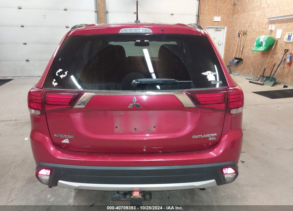 2016 MITSUBISHI OUTLANDER SEL VIN: JA4AZ3A37GZ056652