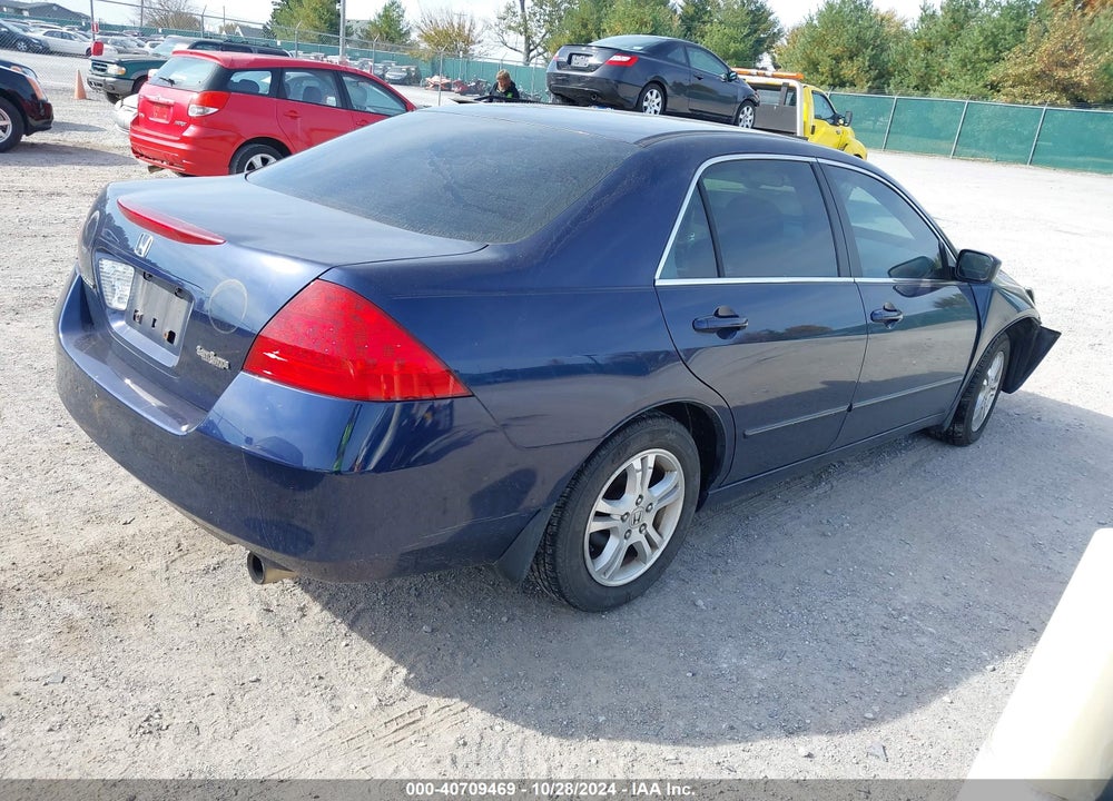 2007 HONDA ACCORD 2.4 SE VIN: 1HGCM56317A110528