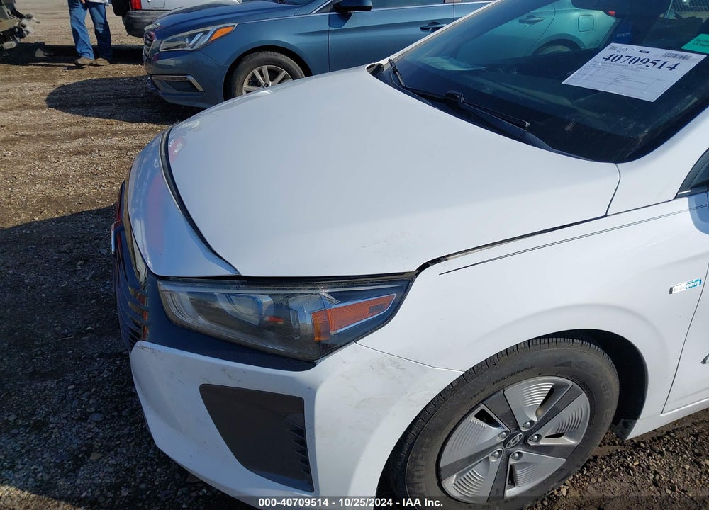 2019 HYUNDAI IONIQ HYBRID BLUE VIN: KMHC65LC7KU110047