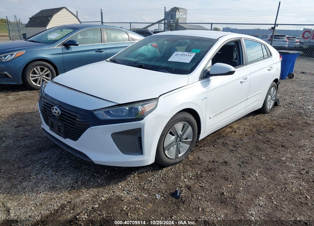 2019 HYUNDAI IONIQ HYBRID BLUE VIN: KMHC65LC7KU110047