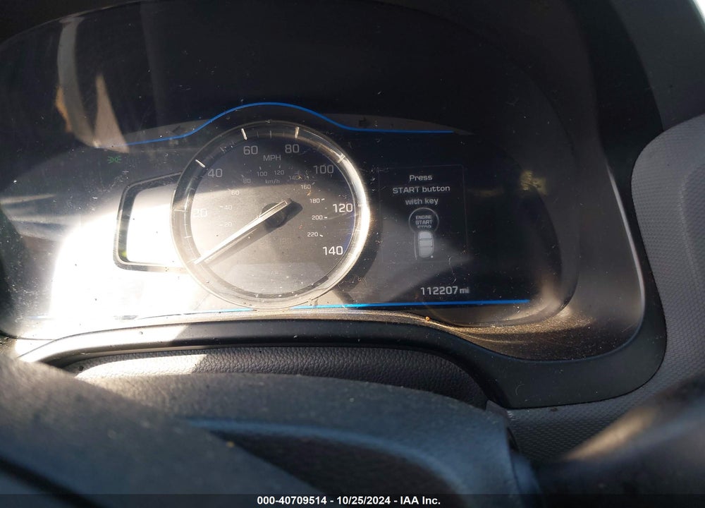 2019 HYUNDAI IONIQ HYBRID BLUE VIN: KMHC65LC7KU110047