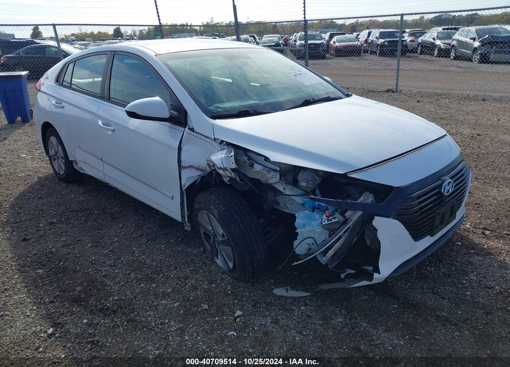2019 HYUNDAI IONIQ HYBRID BLUE VIN: KMHC65LC7KU110047