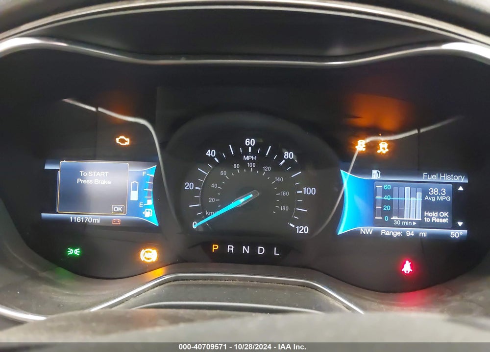 2017 FORD FUSION HYBRID SE VIN: 3FA6P0LU1HR300149