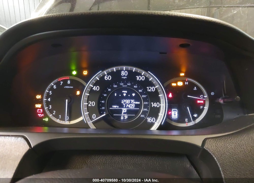 2013 HONDA ACCORD EX-L V-6 VIN: 1HGCR3F80DA012796