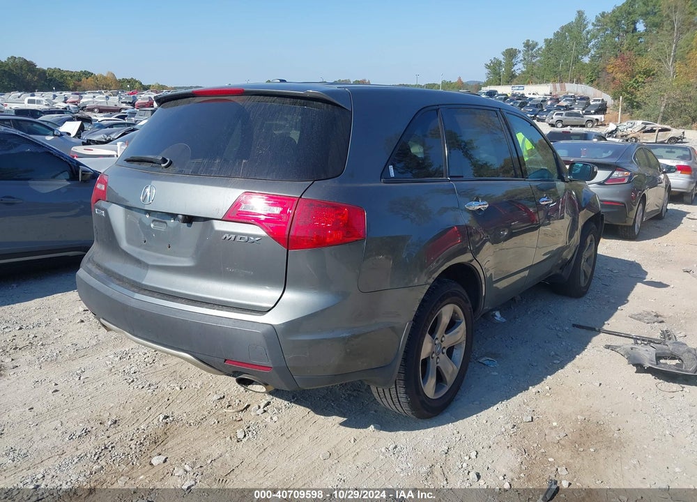 2007 ACURA MDX SPORT PACKAGE VIN: 2HNYD28877H552107