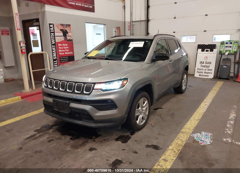 2022 JEEP COMPASS LATITUDE 4X4 VIN: 3C4NJDBB0NT111098