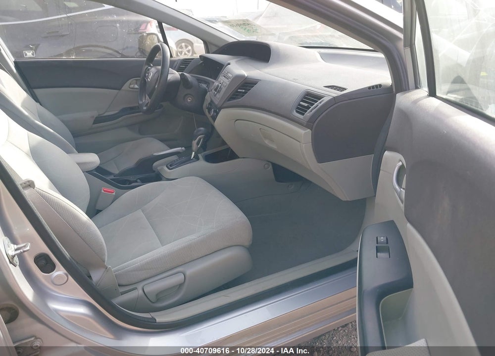 2012 HONDA CIVIC SDN LX VIN: 19XFB2F57CE087751