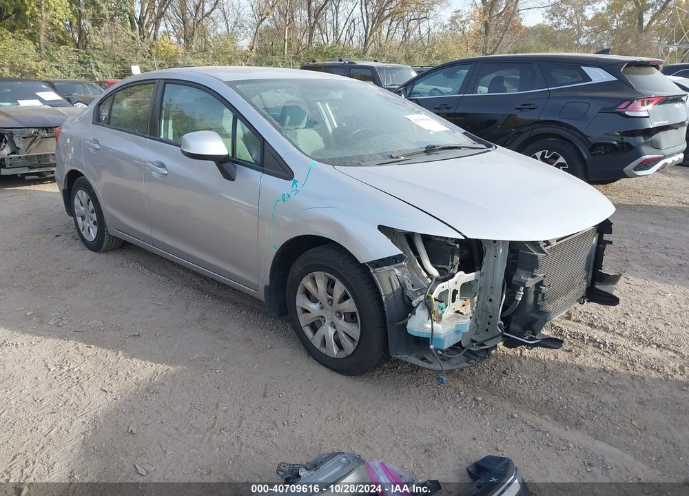 2012 HONDA CIVIC SDN LX VIN: 19XFB2F57CE087751