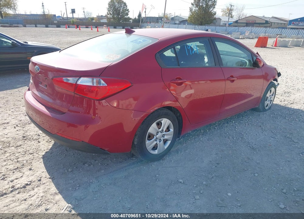 2016 KIA FORTE LX VIN: KNAFK4A68G5507642