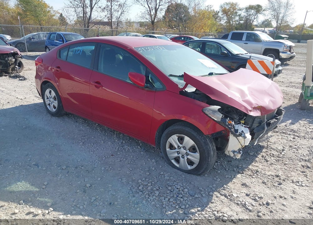 2016 KIA FORTE LX VIN: KNAFK4A68G5507642