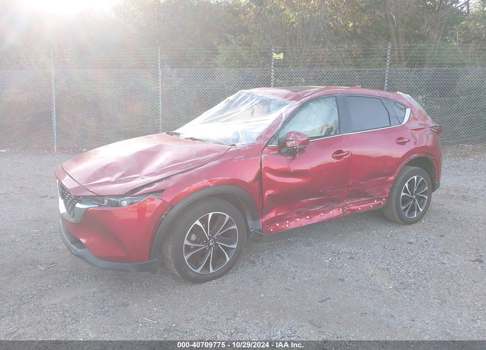 2022 MAZDA CX-5 2.5 S PREMIUM VIN: JM3KFBDM1N0608320