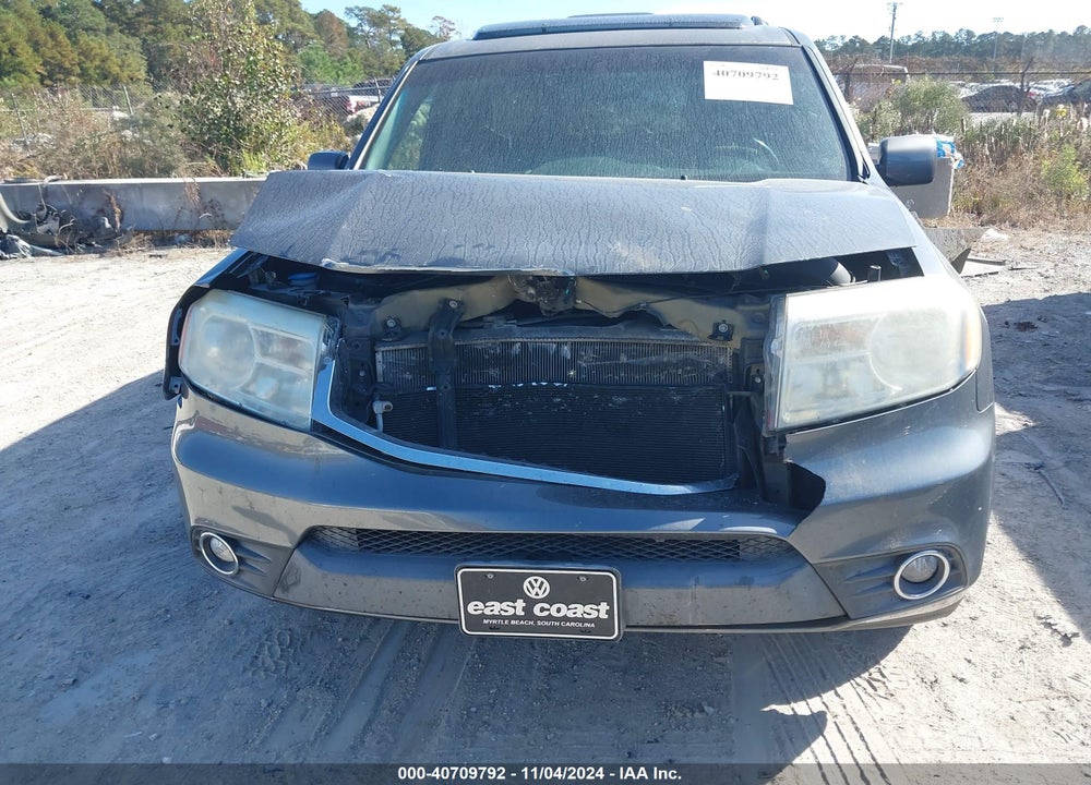 2012 HONDA PILOT EX-L VIN: 5FNYF4H71CB056786