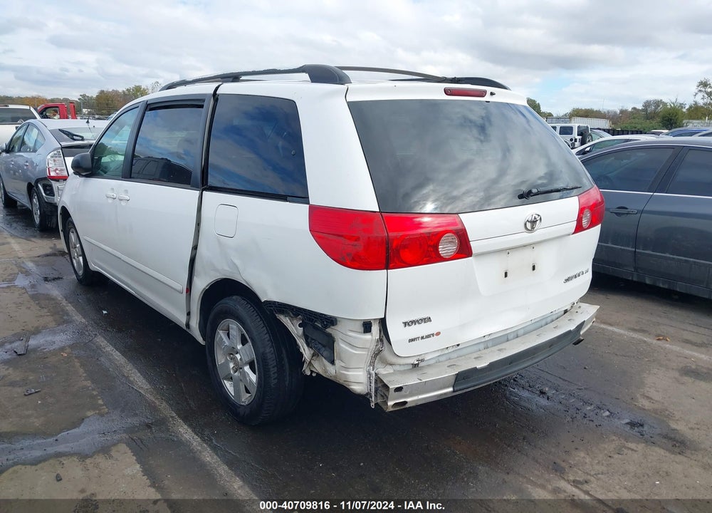 2008 TOYOTA SIENNA LE VIN: 5TDZK23C78S156127