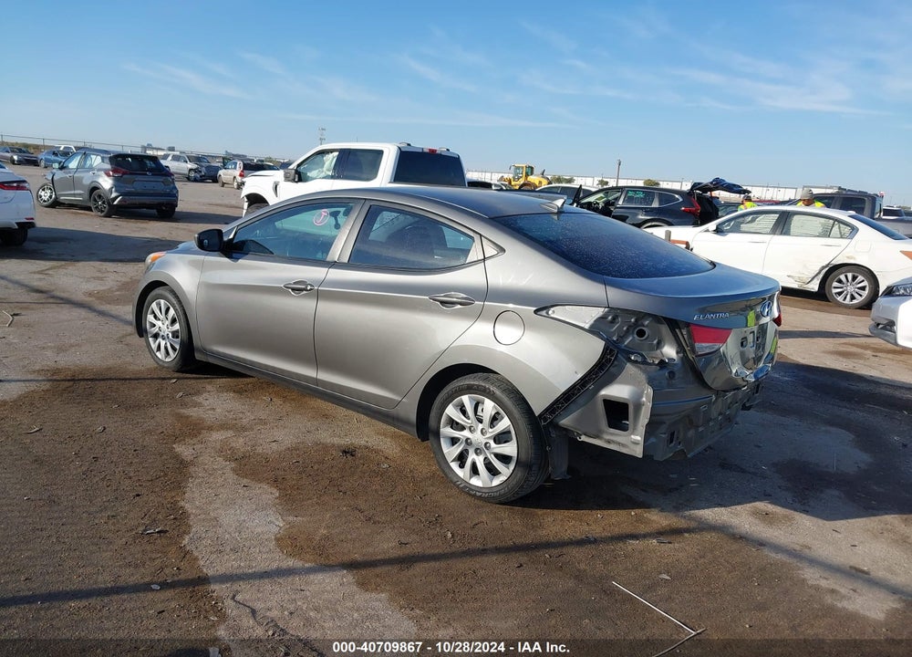 2013 HYUNDAI ELANTRA GLS VIN: 5NPDH4AE8DH193390