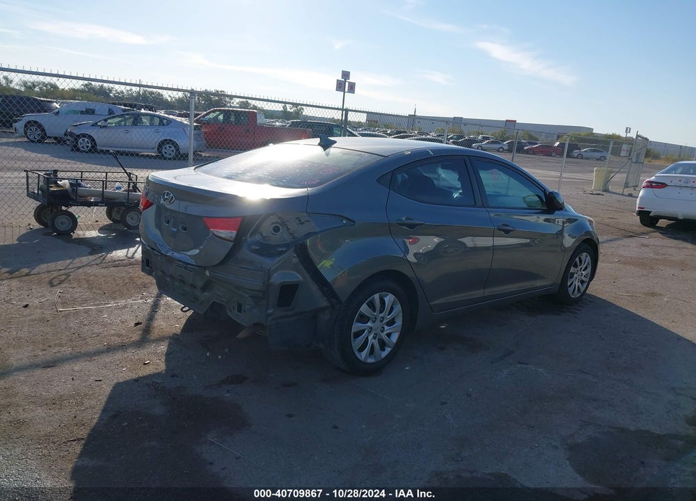 2013 HYUNDAI ELANTRA GLS VIN: 5NPDH4AE8DH193390