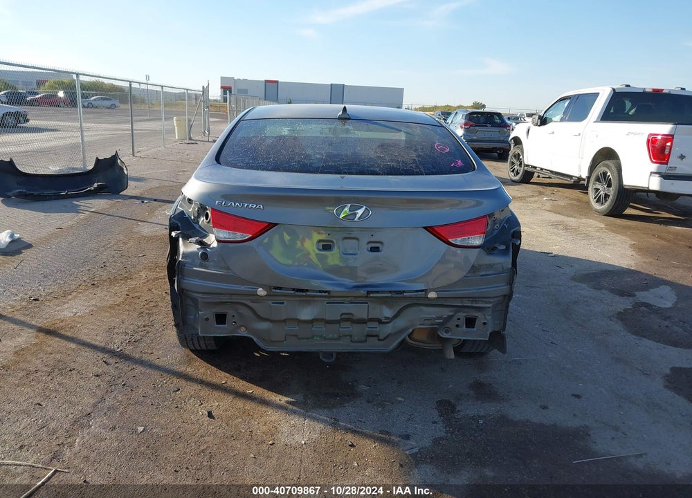 2013 HYUNDAI ELANTRA GLS VIN: 5NPDH4AE8DH193390