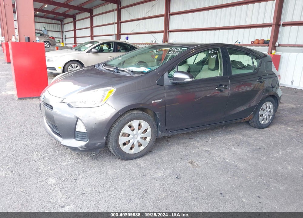 2012 TOYOTA PRIUS C ONE VIN: JTDKDTB39C1503904