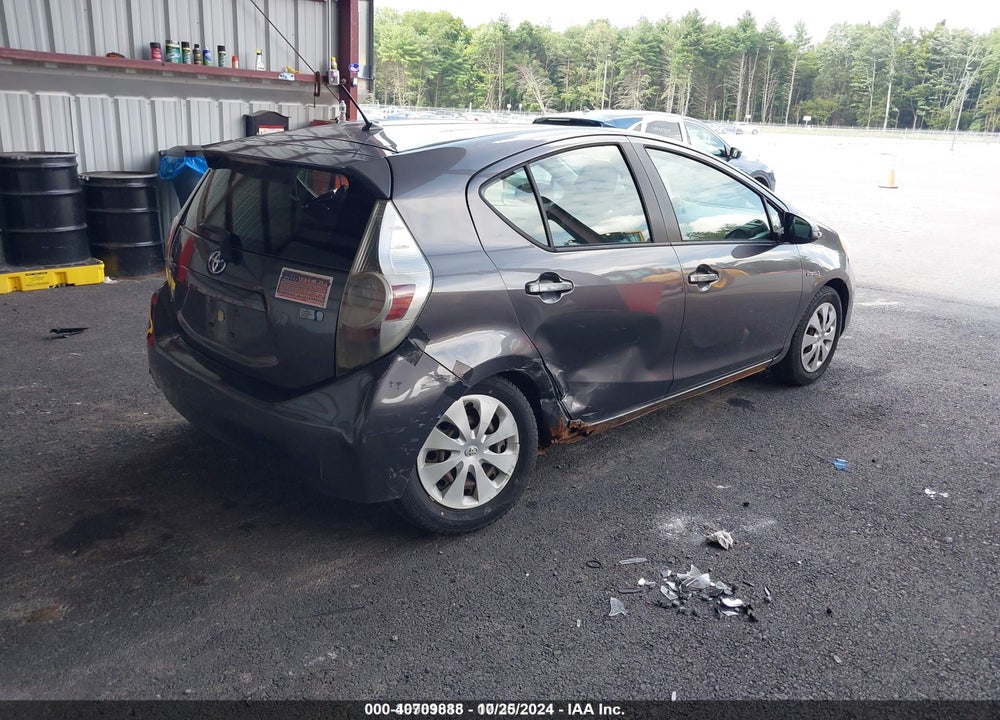 2012 TOYOTA PRIUS C ONE VIN: JTDKDTB39C1503904