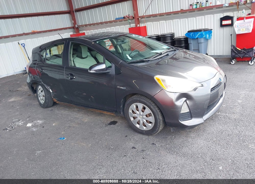 2012 TOYOTA PRIUS C ONE VIN: JTDKDTB39C1503904