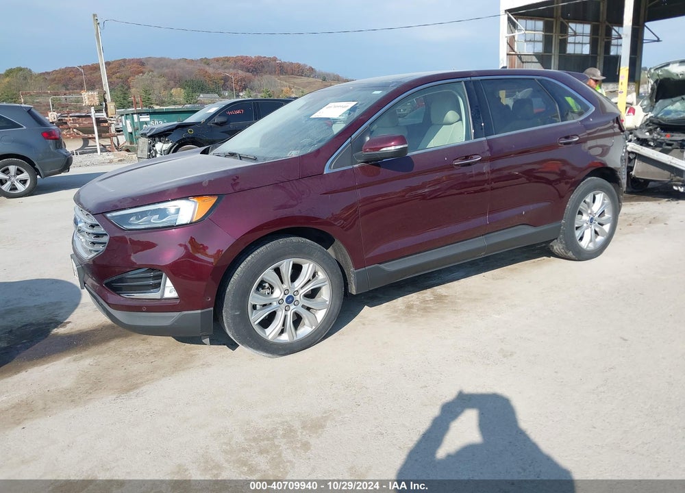 2020 FORD EDGE TITANIUM VIN: 2FMPK4K97LBB52223