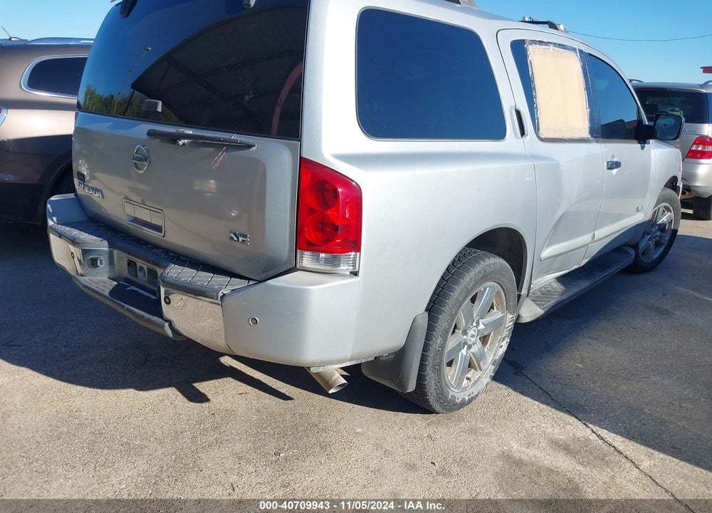 2007 NISSAN ARMADA SE VIN: 5N1BA08A77N713845